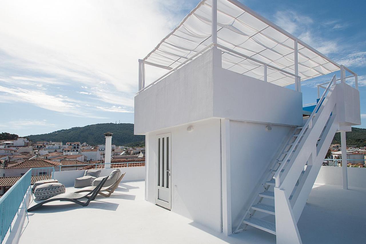 Capolavoro, Boutique Apartment With Unique Rooftop Skiathos by Eksteriør billede