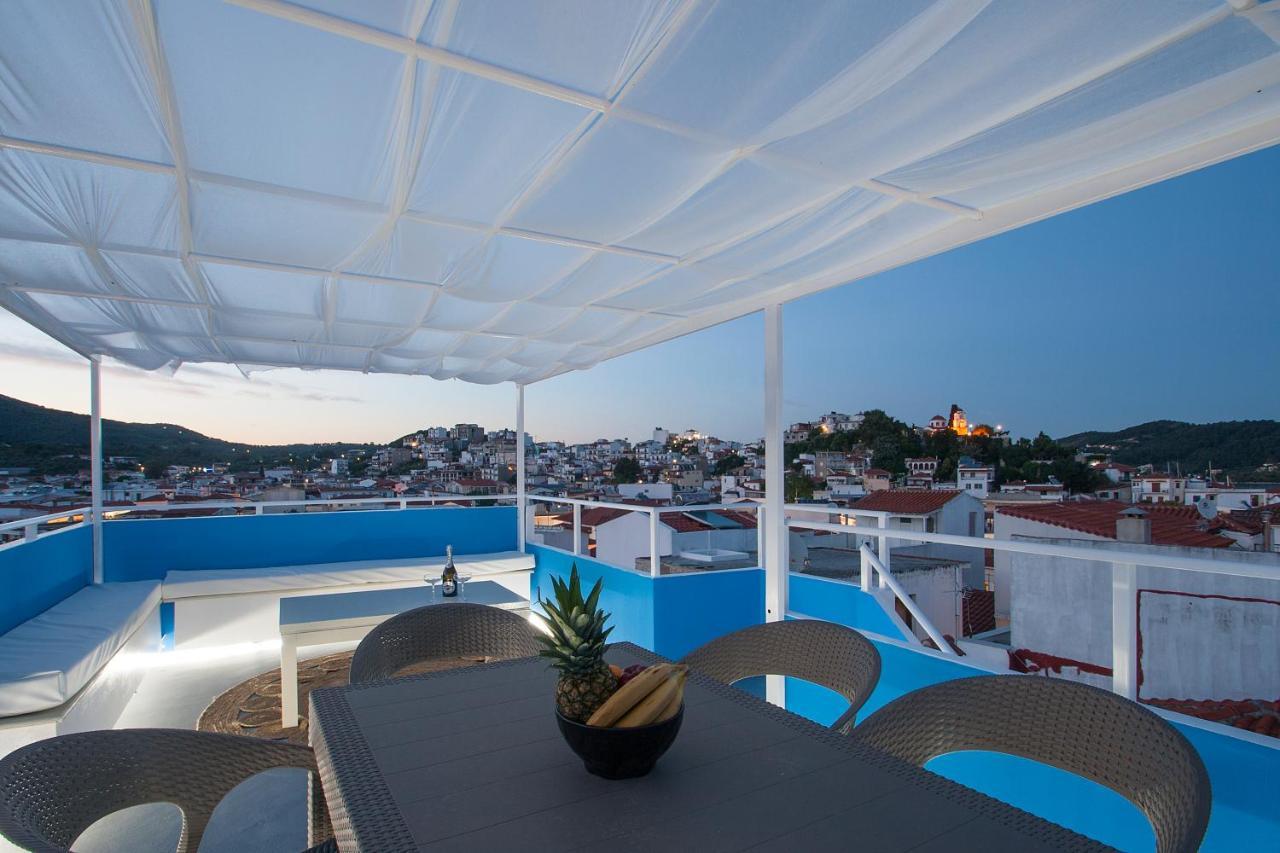 Capolavoro, Boutique Apartment With Unique Rooftop Skiathos by Eksteriør billede