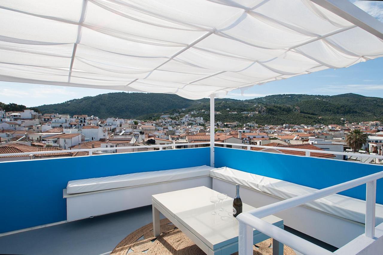 Capolavoro, Boutique Apartment With Unique Rooftop Skiathos by Eksteriør billede
