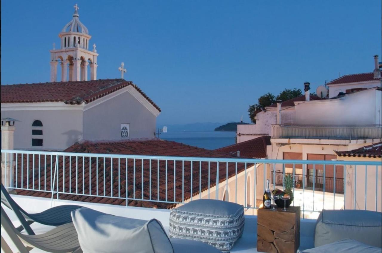Capolavoro, Boutique Apartment With Unique Rooftop Skiathos by Eksteriør billede