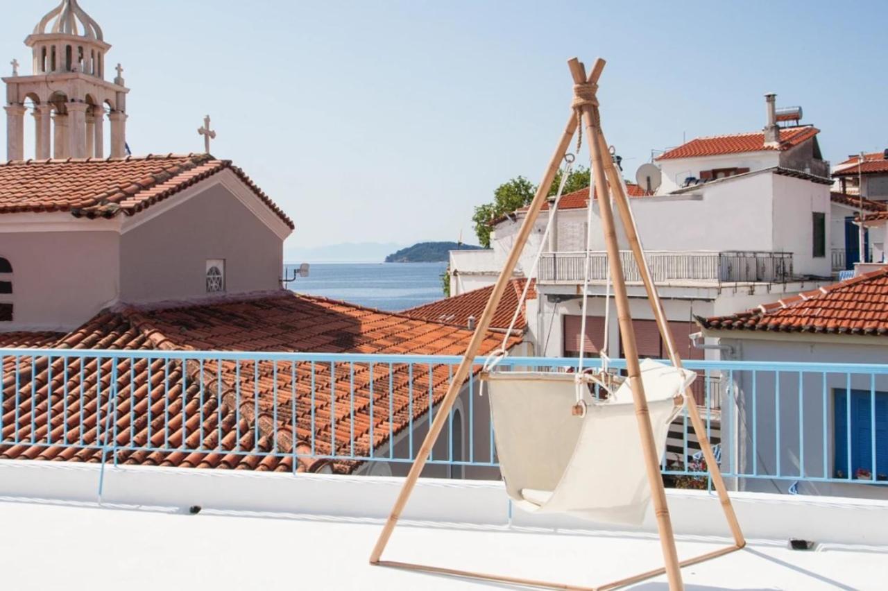 Capolavoro, Boutique Apartment With Unique Rooftop Skiathos by Eksteriør billede